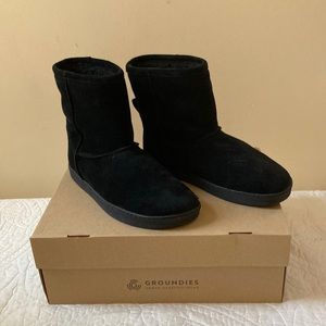 Brand New Groundies Aspen Boots - Black Size 41/Women’s 10